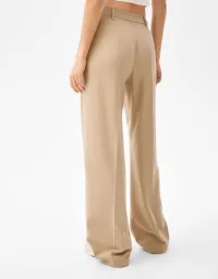 Wide-Leg-Hose mit Gürtelschlaufen